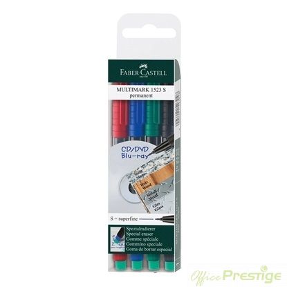 Тънкописец Faber-Castell 1523, OHP S, 4 цвята