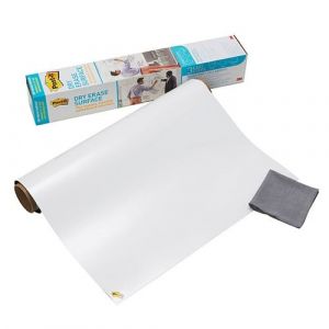Самозалепващо фолио Post-it  Flex Write Surface, "бяла дъска", 122 см x 183 см, ролка