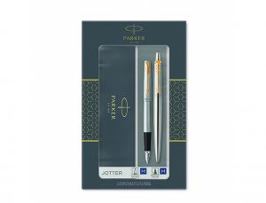 Комплект Parker Royal Jotter St.Steel, химикалка и писалка, варианти